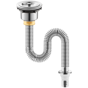 厨房洗菜盆下水管配件不锈钢水槽下水器防臭排水管洗碗池套装单槽