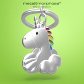 比利时品牌云朵独角兽钥匙扣挂件 可爱创意生日礼物女治愈系车匙