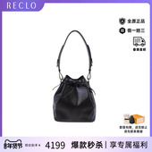中古LV路易威登女包B级9新Noe水桶包牛皮单肩包黑色高级HK正品