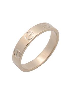 中古Cartier卡地亚男A级95新ring戒指18K白金（Au750）戒指银色