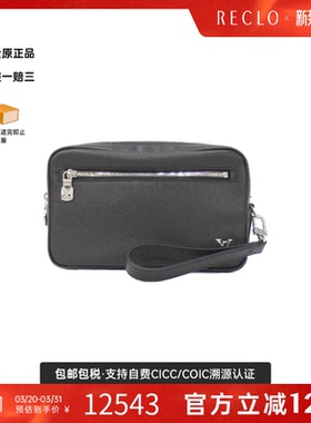中古LV路易威登男包A级95新Taiga Pochette Kasai单肩包RECLO正品