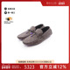 棕色reclo正品 中古LV路易威登男A级95新loafers乐福鞋 帆布鞋