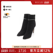 牛皮鞋 中古Jimmy Choo吉米周女B级9新Sandals凉鞋 黑色