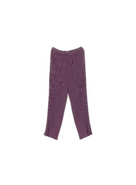 中古Issey Miyake三宅一生女A级95新Pants裤子棉裤子紫色