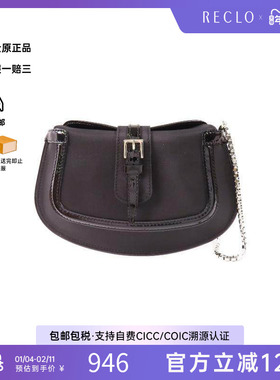 中古Tods托德斯女包B级9新Clutch bag手拿包尼龙手拿包黑色RECLO