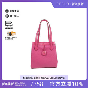 中古Fendi芬迪女包A级95新Shoulder bag肩包牛皮单肩包粉色