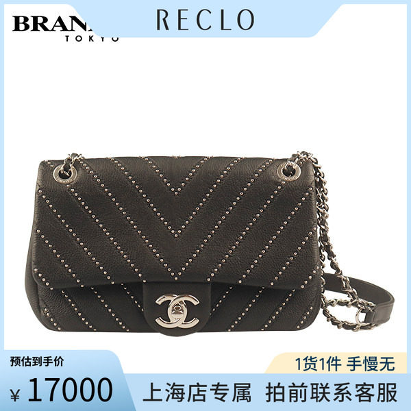 中古CHANEL香奈儿牛皮斜挎包