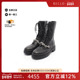 黑色reclo正品 中古Jimmy Choo吉米周女A级95新boots靴羊皮鞋