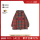 帆布外套红色正品 中古Dior迪奥女A级95新anorak hoodie连帽衫 休闲