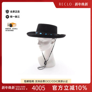 中古Dior迪奥女S级99新hat帽子帆布帽子黑色