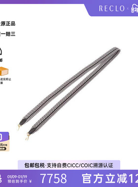 中古Hermes爱马仕女S级99新strap带子帆布其他黑色