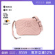 中古Gucci古驰女包A级95新shoulder bag斜挎包牛皮斜挎包粉色