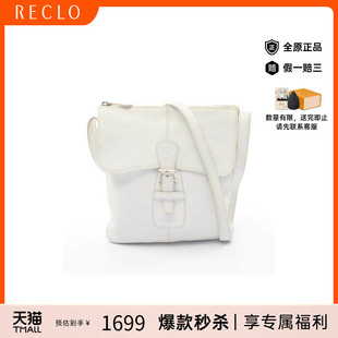 bag肩包牛皮斜挎包白色 中古Loewe罗意威女包B级9新Shoulder
