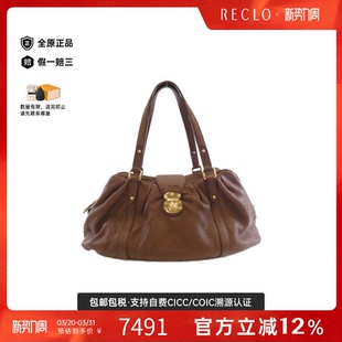 中古LV路易威登女包B级9新Mahina 休闲 Lunar镂空老花单肩包正品