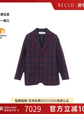 中古Dior迪奥男A级95新tailored jacket修身夹克羊毛外套蓝色