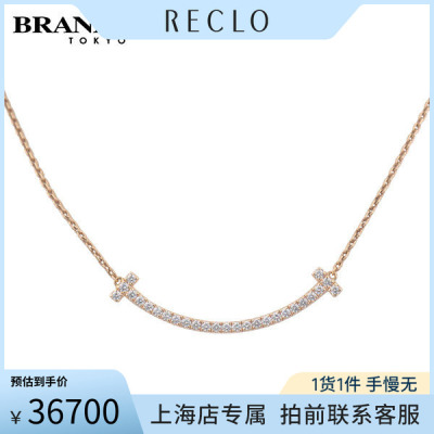 TIFFANY蒂芙尼T微笑中号项链