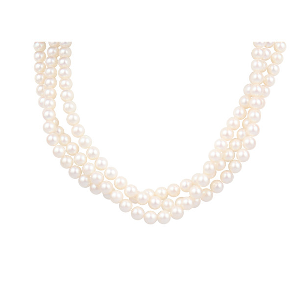 中古「95新」海水珍珠长串珠项链,饰品/流行首饰/时尚饰品新,项链,淘宝优惠券,粉丝福利购,淘宝优惠卷