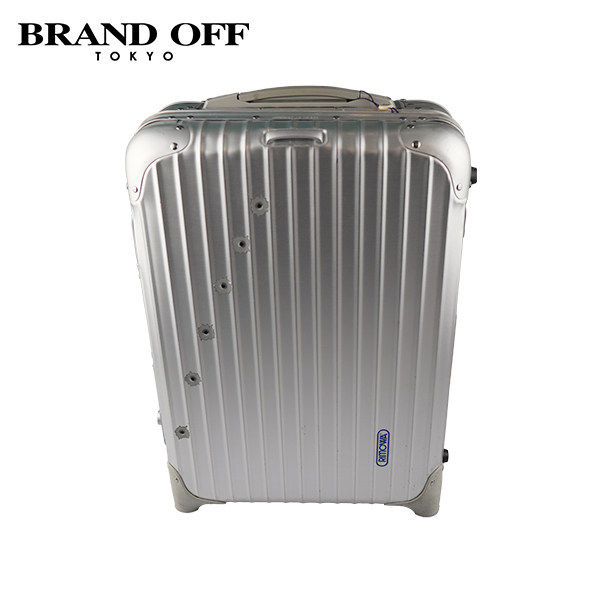 中古「8.5新」RIMOWA(日默瓦)TOPAS CABIN银色铝合金旅行箱