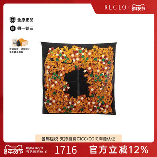 中古Chanel香奈儿女B级9新scarf围巾丝绸围巾/丝巾黑色