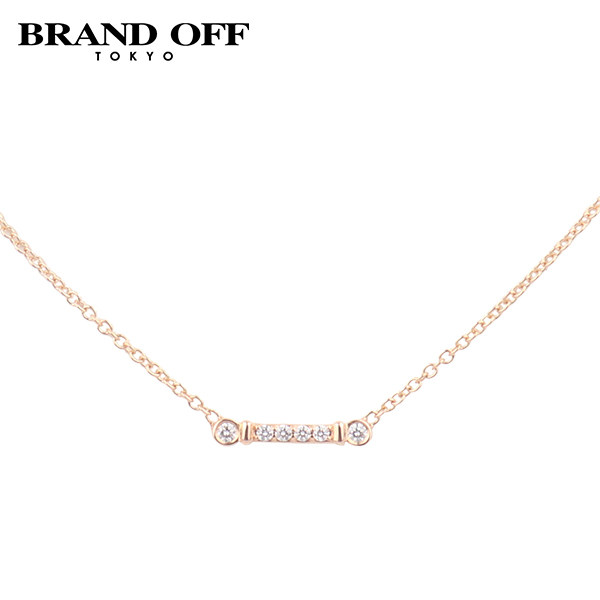 中古「95新」TIFFANY(蒂芙尼)鸢尾花枝形项链750玫瑰金41cm正品
