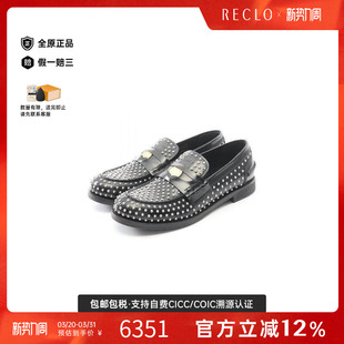 中古Miu 黑色 Miu缪缪女S级99新black黑色牛皮鞋