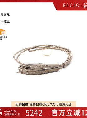 中古Hermes爱马仕女S级99新belt腰带羊皮其他灰色