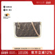 中古Fendi芬迪女包S级99新handbag手提包帆布斜挎包棕色