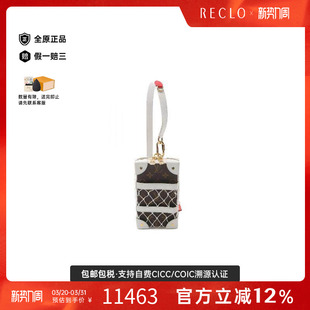 中古LV路易威登男包A级95新phone box电话亭涂层防水帆布腰包正品