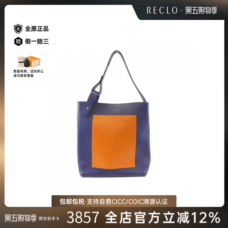 中古LOEWE罗意威手提包女包