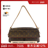 Cité老花单肩包reclo正品 中古LV路易威登女包B级9新 Viva