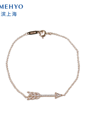 TIFFANY蒂芙尼爱心弓箭黄金手链