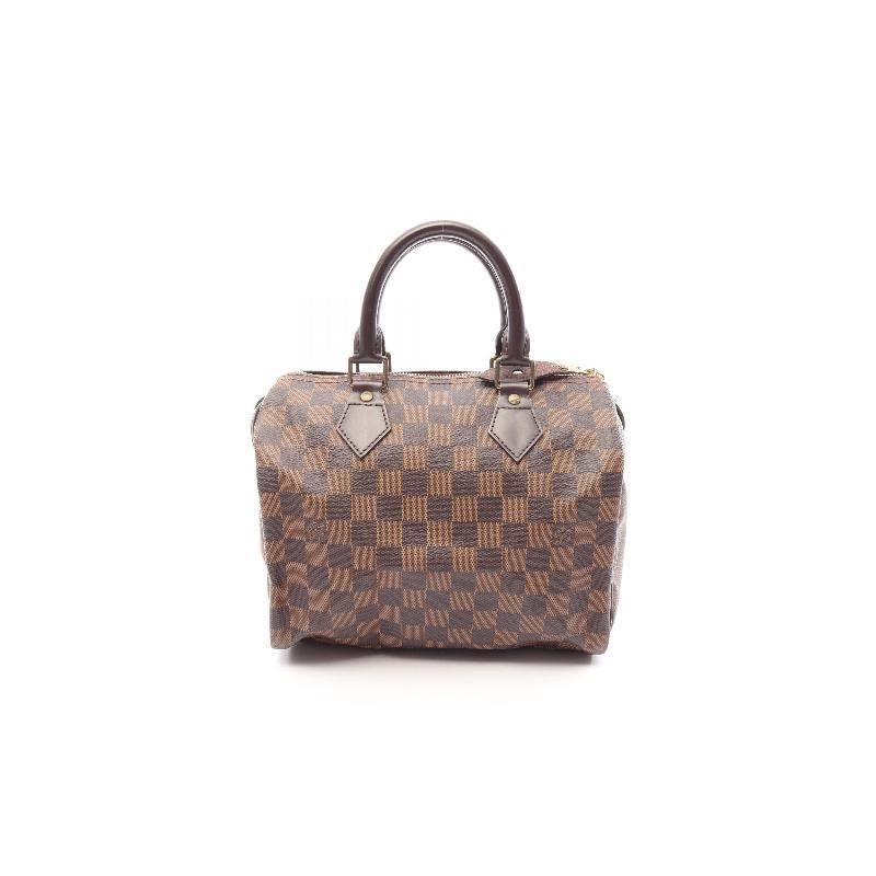 中古二奢LV路易威登女包95新Speedy 25枕头包涂层防水帆布手提包