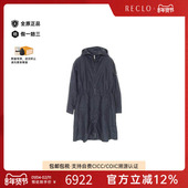 中古Prada普拉达女B级9新coat外套尼龙外套蓝色