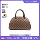 中古LV路易威登女包A级95新Handbag涂层 防水帆布手提包棕色HK