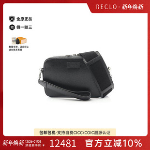 中古Gucci古驰男包S级99新Shoulder bag肩包牛皮斜挎包黑色