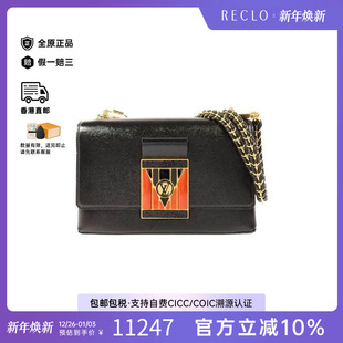 中古LV路易威登女包A级95新Shoulder bag肩包牛皮单肩包黑色HK