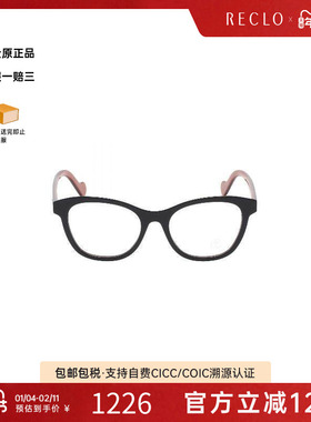 中古Moncler盟可睐男S级99新glasses眼镜塑料其他黑色经典RECLO