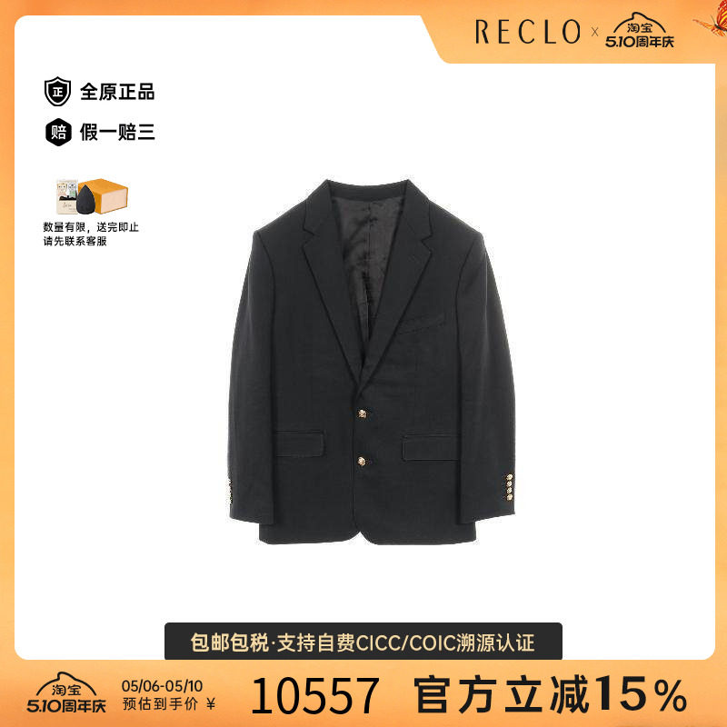中古Celine赛琳男A级95新Jacket夹克外套羊毛外套黑色正品休闲