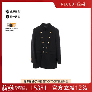 中古Celine赛琳男A级95新coat风衣外套羊毛外套黑色