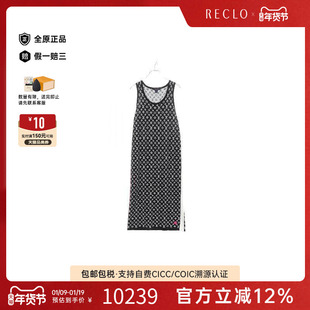 中古LV路易威登女A级95新one piece连衣裙丝绸上衣黑色