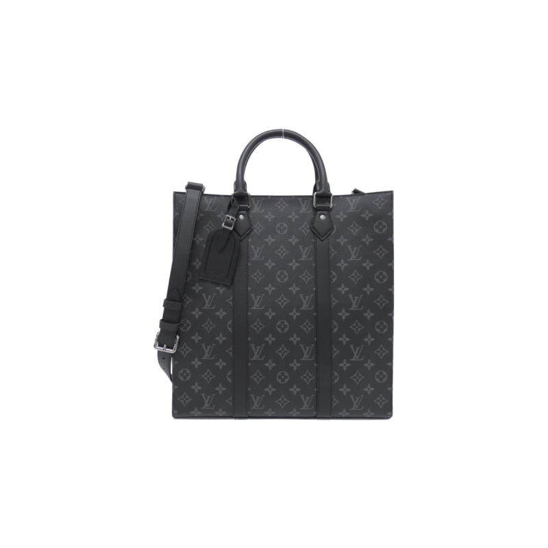 中古LV路易威登女包A级95新 Eclipse Sac Plat老花斜挎包RECLO