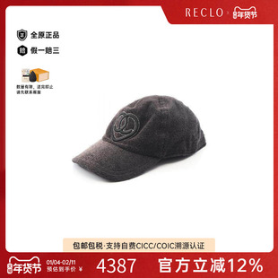 中古Chanel香奈儿女C级85新cap帽棉帽子黑色reclo正品