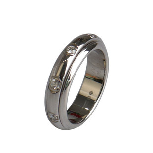 中古「9.5新」Piaget(伯爵)POSSESSION镶嵌8颗钻石750白金52号