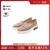 漆皮鞋 中古Tods托德斯女A级95新casual shoes休闲鞋 棕色