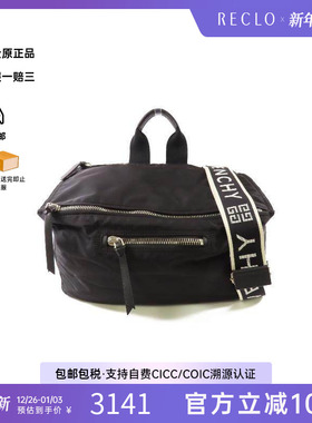 中古Givenchy纪梵希男包B级9新Shoulder bag肩包尼龙斜挎包黑色