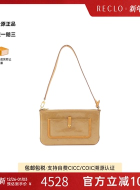 中古LV路易威登女包B级9新Vernis Mallory 手提包