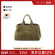 中古Prada普拉达女包B级9新tote bag托特包帆布托特包浅褐色