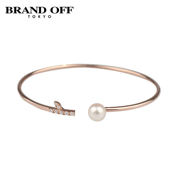 中古「95新」TASAKI(塔思琦)kugel 手镯海水珍珠750玫瑰金手镯