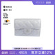 中古Chanel香奈儿男A级95新card case卡包羊皮卡包银色