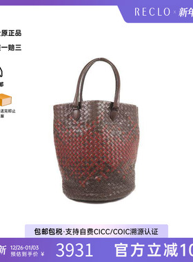 中古Bottega Veneta葆蝶家女包B级9新 Tote Bag托特包牛皮单肩包